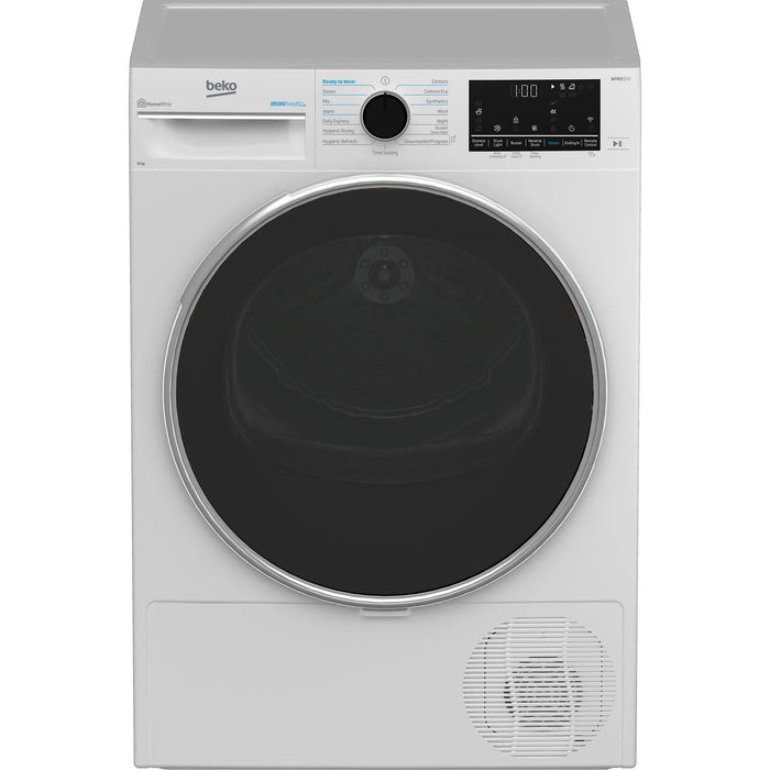 Beko 9KG Sensor Controlled WiFi Connected Hybrid Heat Pump Dryer with Steam