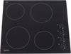 DiLusso 600mm Electric Ceramic Cooktop   - 4 Zones - Frameless Schott Glass with Knob Controls