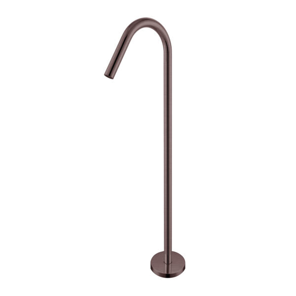 MECCA FLOOR STANDING BATH SPOUT ONLY BRUSHED BRONZE