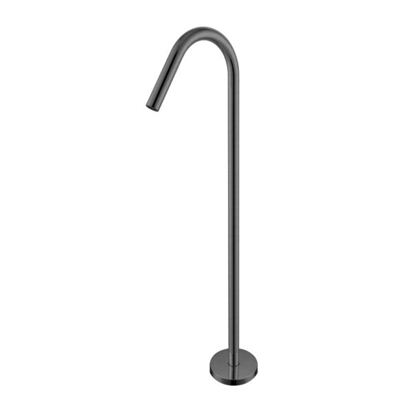 MECCA FLOOR STANDING BATH SPOUT ONLY GRAPHITE