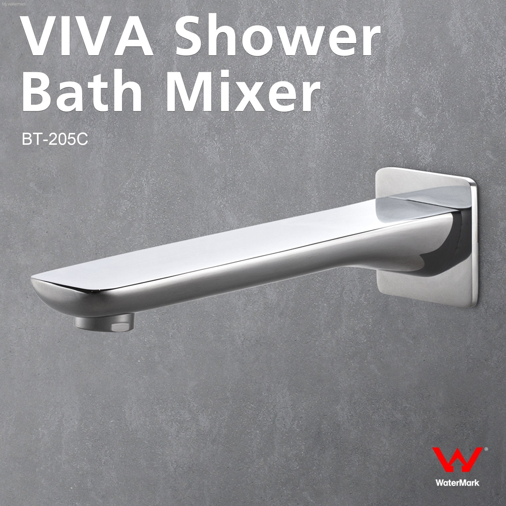 VIVA Bath Spout Chrome