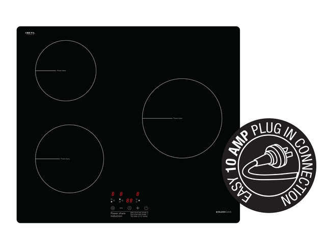 Glem Gas 60cm 3 Zone Induction Cooktop