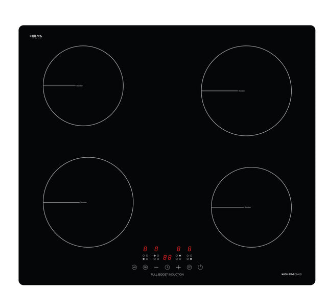 Glem Gas 60cm 4 Zone Induction Cooktop with full boost