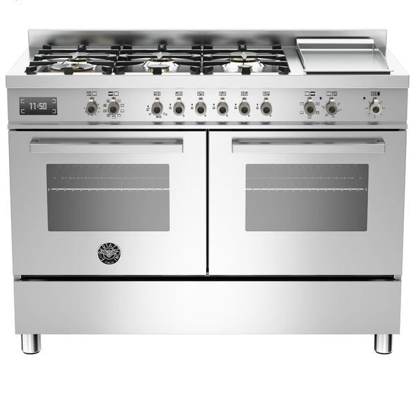 Professional Series 120cm 6-Burner + Griddle, Electric Double Oven