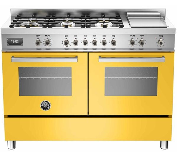 Professional Series 120cm 6-Burner + Griddle, Electric Double Oven