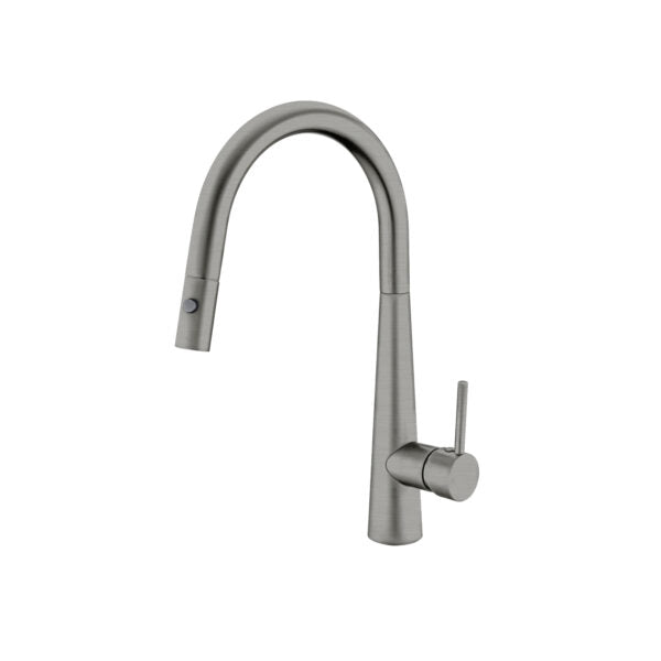 DOLCE PULL OUT SINK MIXER WITH VEGIE SPRAY FUNCTION GUN METAL