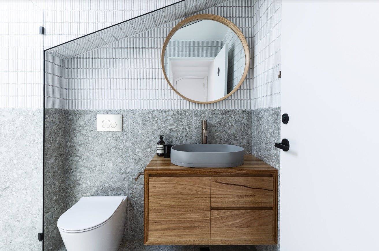 Sigma 21 Dual Flush Plate by Geberit - Brushed Nickel