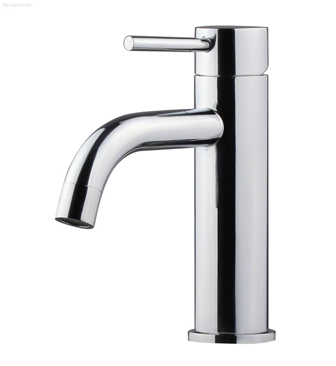 Brasshards Anise Basin Mixer Curved Spout