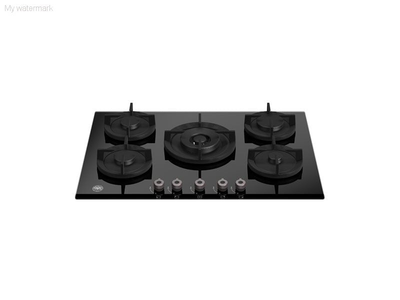 Bertazzoni Professional Series 75cm Gas on Glass Hob with Central Wok