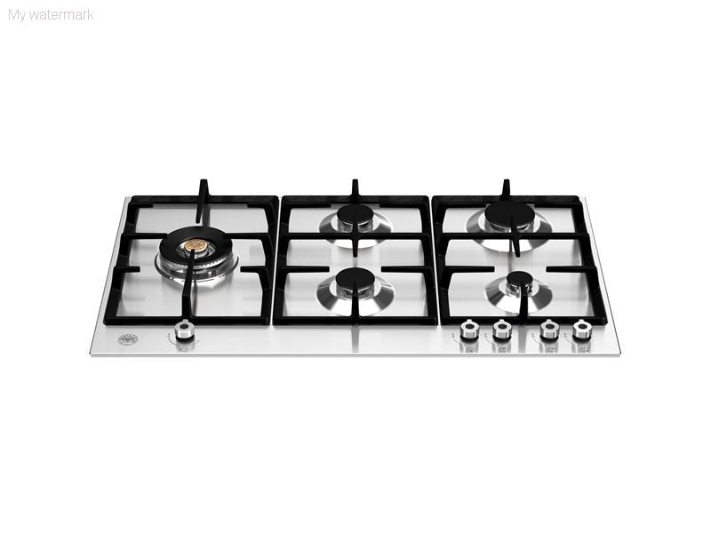 Bertazzoni Professional Series 90cm Gas Hob with Lateral Dual Wok