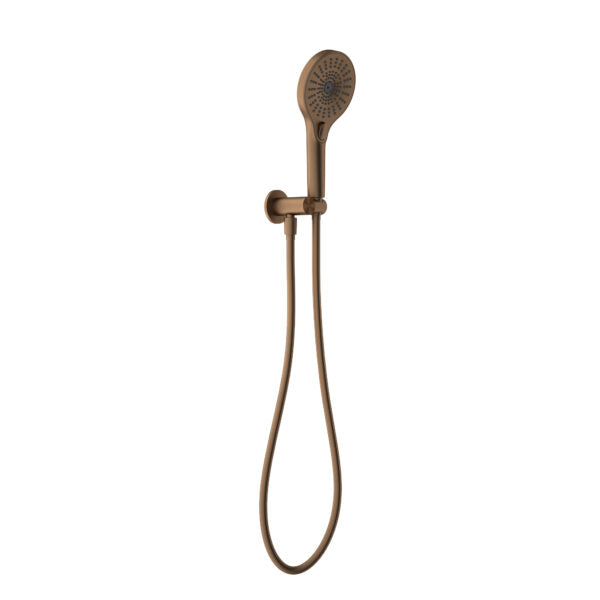 MECCA HAND HOLD SHOWER WITH SHOWER BRUSHED BRONZE