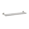 DOLCE 700MM DOUBLE TOWEL RAIL BRUSHED NICKEL