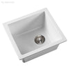 white single bowl sink