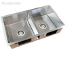 Excellence Squareline Double Bowl & Draining Tray