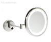 Ablaze 5x Magnification Chrome Wall Mounted Shaving Mirror, 250mm Diameter with Concealed Wiring
