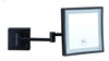 Ablaze 3x Magnification Wall Mounted Shaving Mirror, 200x200mm with Concealed Wiring
