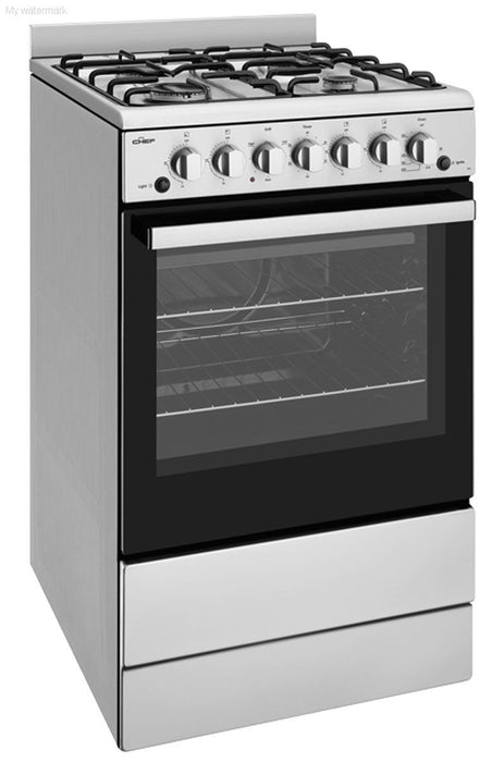 Chef 54cm Upright Gas Cooker