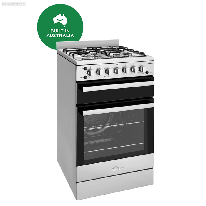 Chef 54cm Gas Upright Fan Forced Oven