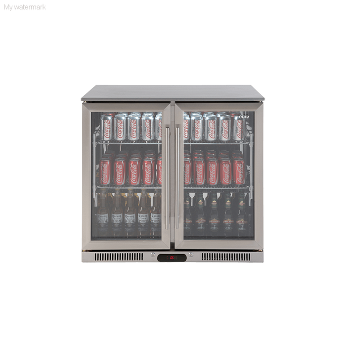Euro 208L Double Door Beverage Cooler