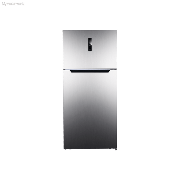 Euro 512 Litre Refrigerator Steel Look Finish