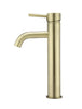 Round Tall Basin Mixer Curved - Tiger Bronze