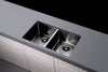 Kitchen Sink - Double Bowl 760 x 440 - Gunmetal Black