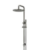 Meir Round Combination Shower Rail 300mm Rose, Single Function Hand Shower