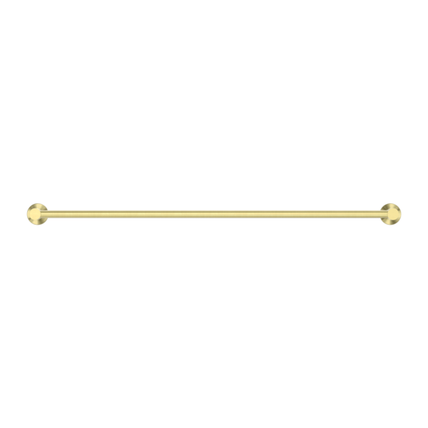 MECCA DOUBLE TOWEL RAIL 800MM BRUSHED GOLD
