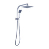 DOLCE SQUARE 2 IN 1 SHOWER SET CHROME
