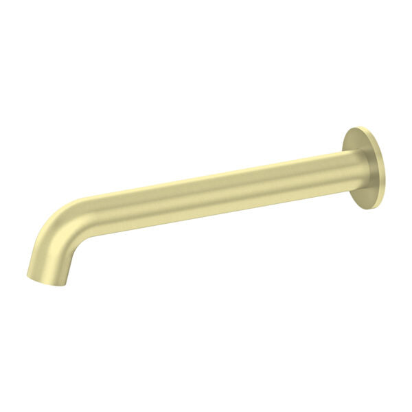 MECCA BASIN/BATH SPOUT ONLY 215MMBRUSHED GOLD