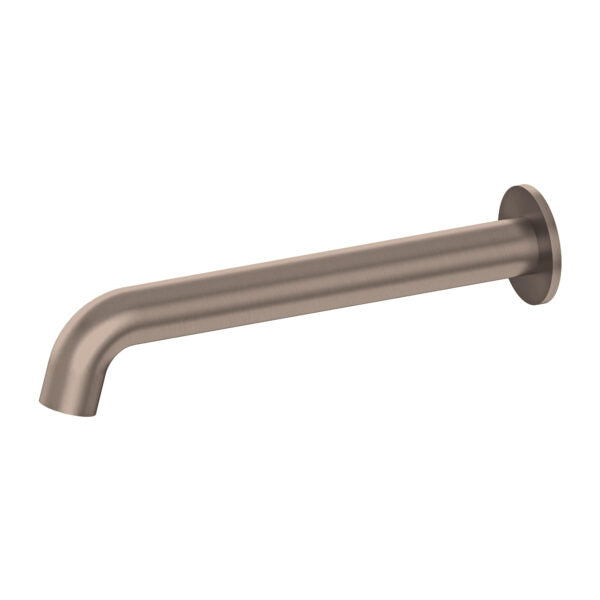 MECCA BASIN/BATH SPOUT ONLY 250MMBRUSHED BRONZE