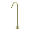 MECCA FLOOR STANDING BATH SPOUT ONLY BRUSHED GOLD