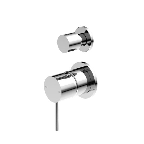 MECCA SHOWER MIXER WITH DIVERTOR SEPARATE BACK PLATE CHROME