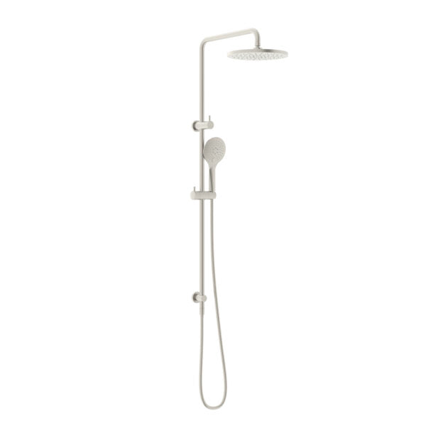 BUILDER PROJECT TWIN SHOWER BRUSHED NICKEL
