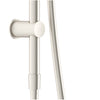 OPAL SHOWER RAIL WITH AIR SHOWER BRUSHED NICKEL