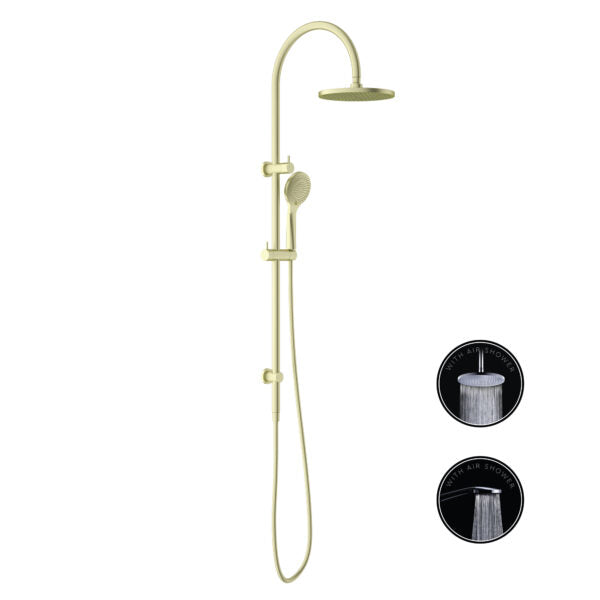 OPAL SHOWER SET WITH AIR SHOWER BRUSHED GOLD