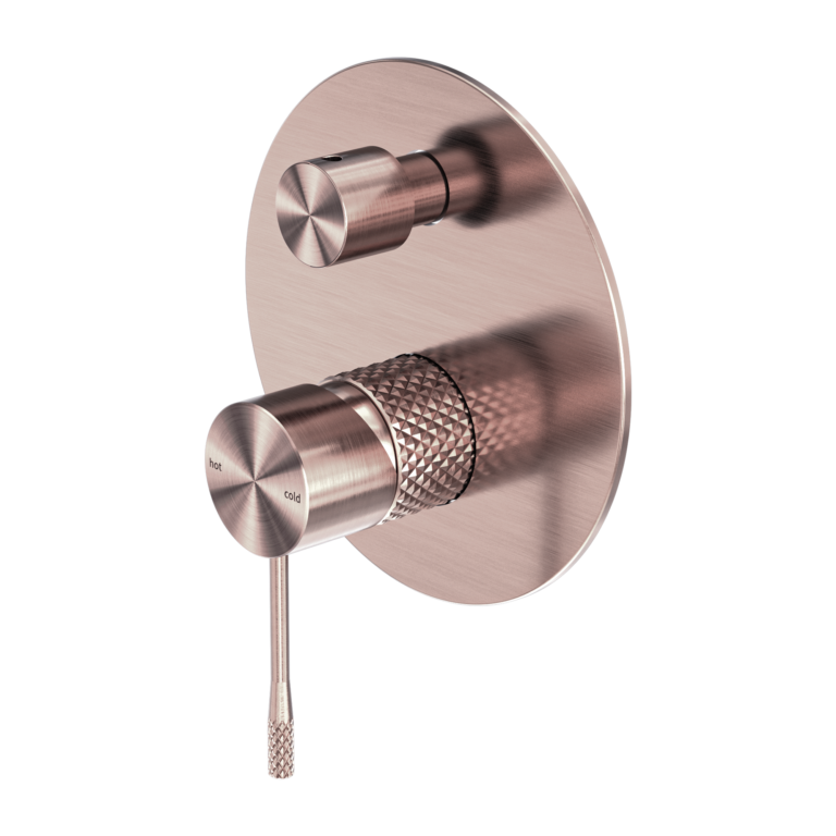 OPAL SHOWER MIXER WITH DIVERTOR BRUSHED BRONZE
