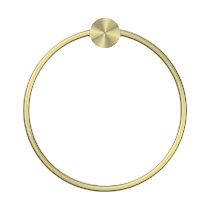 OPAL TOWEL RING BRUSHED GOLD