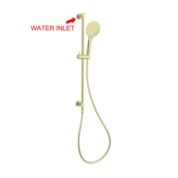 3 FUNCTION RAIL SHOWER BRUSHED GOLD