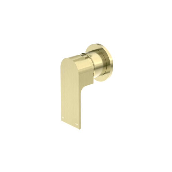 BIANCA SHOWER MIXER ROUND PLATE BRUSHED GOLD
