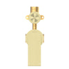 BIANCA SHOWER MIXER WITH DIVERTOR SEPARATE PLATE BRUSHED GOLD