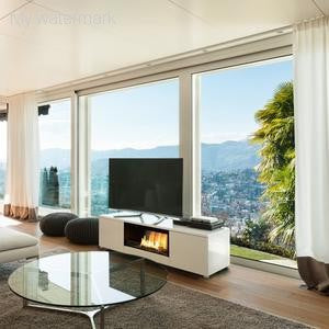 Planika Pure Flame with TV Box Smart Fireplace White