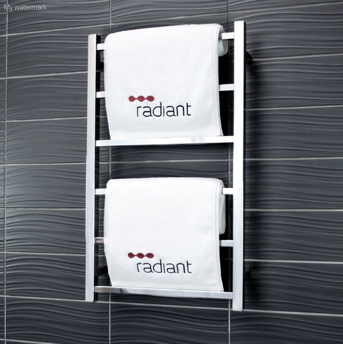 Radiant Square 500mm Non Heated 6 Bar Towel Ladder