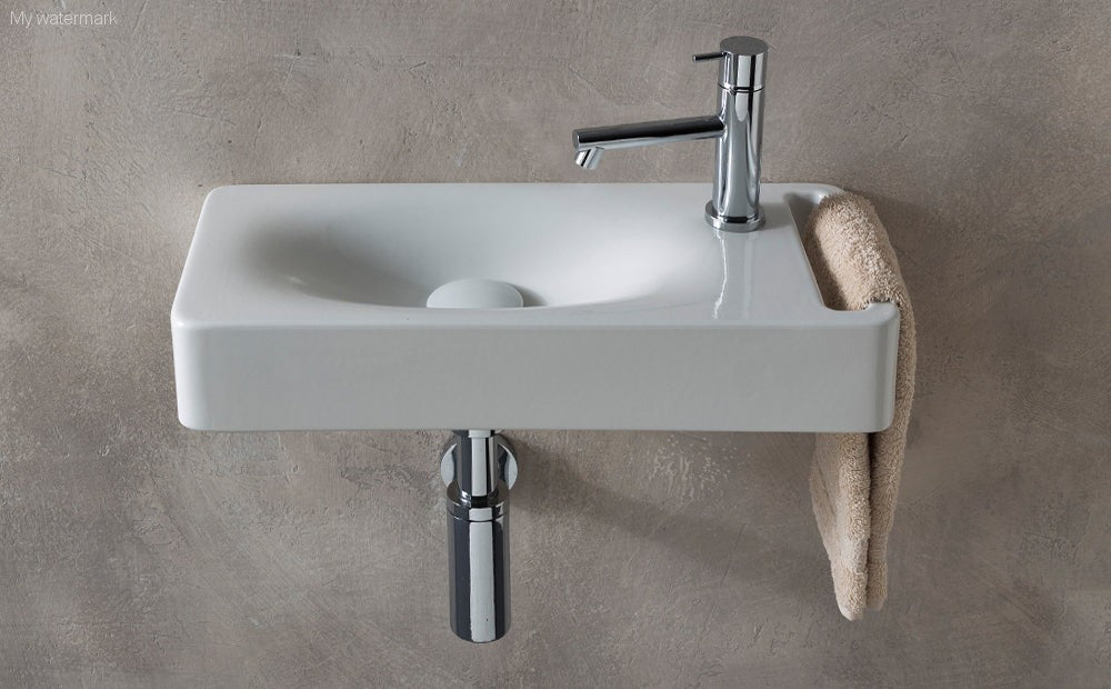 Paco Jaanson Hung Basin With Towel Rail