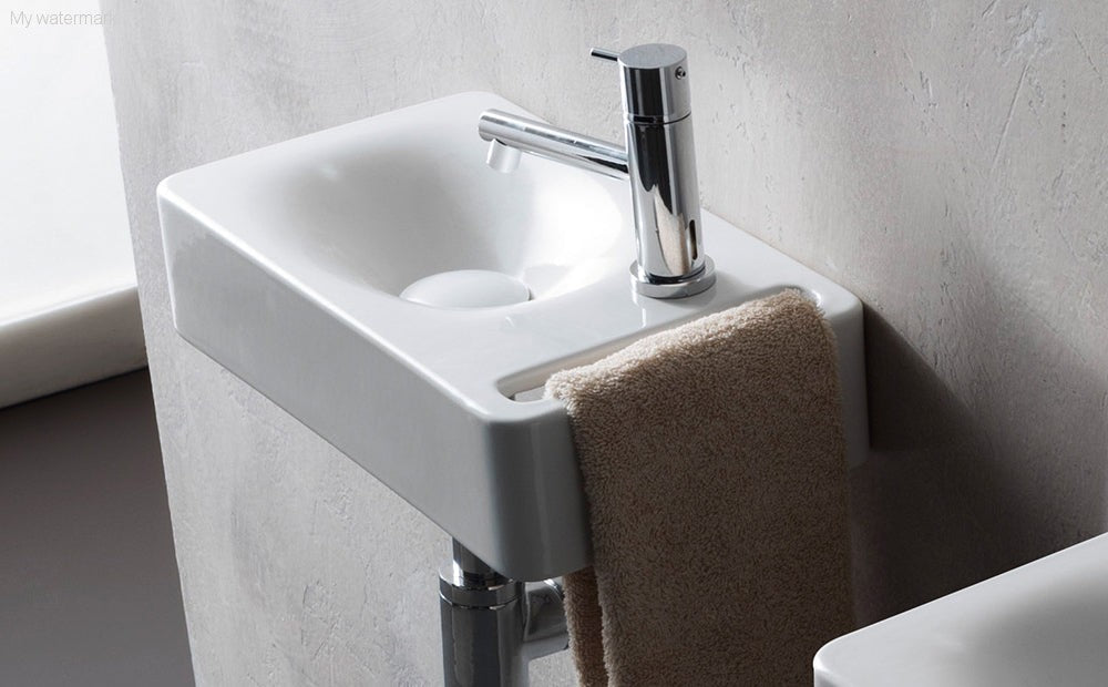 Paco Jaanson Hung Basin With Towel Rail
