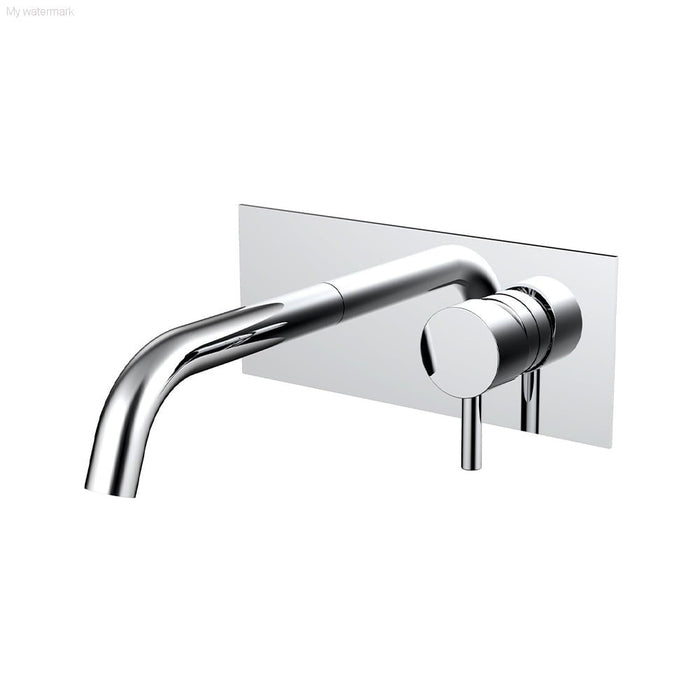 TIME Wall Basin/Bath Mixer with Plate
