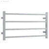 Thermorail Straight Square Ladder Heated 4 Bar x 800w Towel Rail