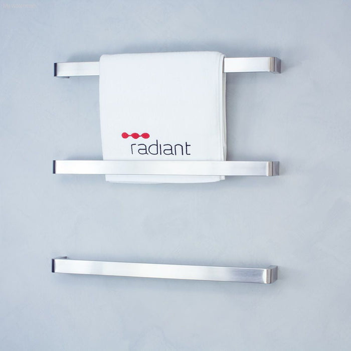 Radiant Vail Square Bar 650mm Heater Towel Rail