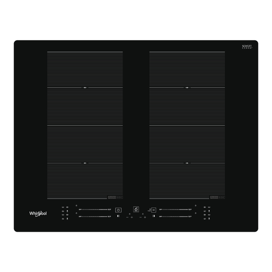 Whirlpool 65cm 4 Zone 6th Sense Induction Cooktop