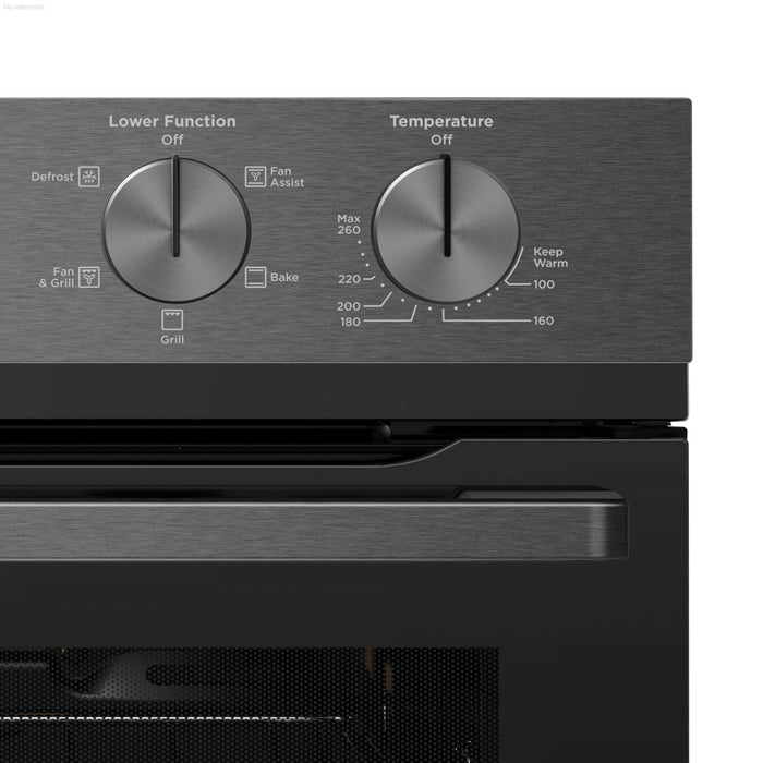 Westinghouse 60cm pyrolytic duo oven dark stainless steel